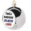 Didelis sidabrinis burbulas su nuotrauka - grafika - logotipu - šventinė dovana
