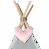 Didibaby tipi teepee palapinė su pagalvėlėmis gyvūnais + širdis