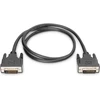 Digitus Dvi jungties kabelis, Dvi (24+1), M/m, 2.0m, Dvi-d Dual Link - juodas