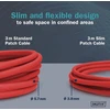 Digitus Lan Cat 6a kabelis - 1,5 m - plona versija Awg 32/7 - 10 Gbps - Rj45 tinklo kabelis - F/ftp - Poe+ - Lszh - suderinamas su Cat7, Cat6, Cat5e - raudonas