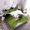 Dilani Tibetan Terrier patalynės komplektas 135 x 200 cm šuo gyvūnas 3d spauda minkštas mikropluoštas 3 dalių antklodžių užvalkalai su užtrauktuku ir 2 pagalvių užvalkalai 80 x 80 cm suaugusiems vaikams