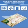 Dimeho 50 vnt. lipnių laminavimo vokų paketas 4 x 6, lipnios vandeniui atsparios laminavimo plėvelės, skaidri blizgi laminavimo plėvelė vizitinėms kortelėms, nuotraukų lipdukams, nereikia jokios įrangos