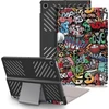 Dingguagua dėklas, suderinamas su Lenovo Tab Plus 11.5 colių 2024 Tb351fu, itin plonas apsauginis dėklas su stovo funkcija, grafiti
