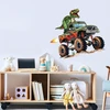 Dinozaurų Monster Truck Sienų Lipdukas Vaikų Kambariui