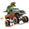 Dinozaurų Monster Truck Sienų Lipdukas Vaikų Kambariui