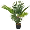 Dirbtinė palmė su vazonu, 70 cm, žalias