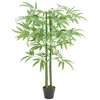 Dirbtinis bambukas, žalios spalvos, 120cm, 384 lapai