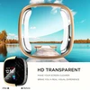 Diruite 4 vnt. ekrano apsaugų rinkinys, skirtas Fitbit Versa 4 / Sense 2 apsauginiam dėklui, Hd smūgiams atsparus minkštas Tpu dangtelis, pilna ekrano apsauga, skirtas Fitbit Versa 4 / Sense 2 apsauginiam dėklui