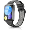 Dirželis Huawei Watch Fit 2, silikoninis, sportinis, juodas/pilkas
