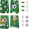 Disnace 12 vnt. futbolo vakarėlio dovanų maišelių rinkinys, dovanų maišelis, saldainių maišeliai, futbolo dovanų maišelis, gimtadienio maišeliai, futbolo vakarėlio maišeliai, futbolo vakarėlio maišeliai su 12 lipdukų, 4 raštai
