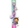Disney Gab4069 Amz violetinis tradicinis skaitmeninis kvarcinis laikrodis su plastikiniu dirželiu mergaitėms, violetinis, tradicinis