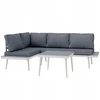 Disney Outsunny lauko baldų komplektas 4 asmenims, 2-vietė sofa, atsparus vandeniui, pilkas