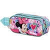 Disney unisex vaikiškas 3d dvigubas penalas širdelė 6450 rožinis, vienas dydis, rožinis, 3d dvigubas penalas širdelė