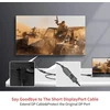Displayport 1.2 ilginamasis kabelis 2k/144hz 4k/60hz, bolaazul displayport jungtis iš vyriškos į moterišką dp ilginamąjį kabelį su skląsčiais 3m/10ft, palaiko oculus rifts valve not