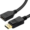 Displayport 1.2 ilginamasis kabelis 2k/144hz 4k/60hz, bolaazul displayport jungtis iš vyriškos į moterišką dp ilginamąjį kabelį su skląsčiais 3m/10ft, palaiko oculus rifts valve not