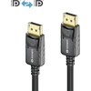 Displayport 1.4 kabelis 1.8m, 8k 60hz, juodas