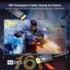 Displayport 1.4 Kabelis 1m, 8k@60hz, 4k@144hz, Juodas