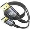 Displayport 2.1 kabelis 2m, 16k@60hz, 8k@120hz, 4k@240hz, 80gbps