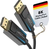 Displayport 8k kabelis 2m su užraktu, 32.4 Gbit/s