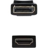 Displayport į Hdmi kabelis-konverteris, 0.5m, juodas