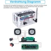 Kompiuterio kolonėlės Diy Bluetooth Garsiakalbis su Fm Radijo Rinkinys ir Nuotolinio Valdymo Pulteliu