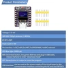 Diymore Esp32 C3 kūrimo plokštė su 0,42 colio oled ekranu, esp32 mini palaiko wifi bluetooth, tinkama iot kūrimui, 2 vnt.