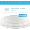 Dl-pro universali mikrobangų krosnelės lėkštė 24,5 cm lygi platforma stiklinė lėkštė stiklinė lėkštė stiklinė platforma 245 mm apvalus pakaitalas mikrobangų krosnelei