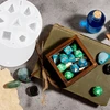 Dnd kauliukų rinkinys, silikoninis liejimo forma, 7 formų silikoninė liejimo forma, Dnd kauliukai, silikoninė liejimo forma dervai, poliedrinių kauliukų rinkinys stalo žaidimų vaidmenų žaidimams