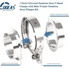 Docas 1 vnt. skersmuo 63.5 mm (2.5 colio) v-band gnybtas + flanšai, pilnas nerūdijančio plieno komplektas, papildoma turbo žarna, nerūdijančio plieno v juostos gnybtų rinkinys, turbo išmetimo sistema su greitu atleidimu