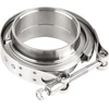 Docas 1 vnt. skersmuo 63.5 mm (2.5 colio) v-band gnybtas + flanšai, pilnas nerūdijančio plieno komplektas, papildoma turbo žarna, nerūdijančio plieno v juostos gnybtų rinkinys, turbo išmetimo sistema su greitu atleidimu