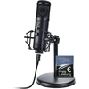 Dockin® Mp2000 Studio Usb mikrofonas, skirtas Pc ir Mac, nulinio latentiškumo stebėjimo stovas su sunkiu trikoju, skirtas balso ir instrumentų įrašymui, transliacijai ir podcast'ams, su Led lemputėmis