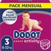 Dodot Activity Baby sauskelnės, 3 dydis (6–10 kg), 224 itin tvirtos sauskelnės