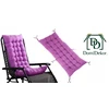 Domidekor Sodo pagalvė kėdei, krėslui, sūpynėms, padėklams 4 vnt. 110x60 violetinė