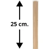 Don Palillo 100 vnt. bambukiniai iešmeliai 250x3mm Bbq desertų rankdarbiams (1)