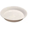 Don-plast, 10 vnt. vazonų padėklų rinkinys, skersmuo 12 cm, balta spalva