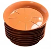 Don-plast, 10 vnt. vazonų stovų rinkinys, skersmuo 10 cm, terakotos spalvos