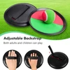 Dongszq velcro kamuoliukų žaidimas, velcro kamuoliukų rinkinys su 4 gaudymo diskais ir 4 kamuoliukais, velcro kamuoliukų žaidimo gaudymo kamuoliukų rinkinys, paplūdimio žaislas, velcro kamuoliukas, atsparus vandeniui, velcro kamuoliukų žaidimas vaikams, d