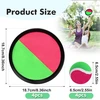 Dongszq velcro kamuoliukų žaidimas, velcro kamuoliukų rinkinys su 4 gaudymo diskais ir 4 kamuoliukais, velcro kamuoliukų žaidimo gaudymo kamuoliukų rinkinys, paplūdimio žaislas, velcro kamuoliukas, atsparus vandeniui, velcro kamuoliukų žaidimas vaikams, d