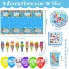 Dpkow 94 dalių mokyklos dekoracijų rinkinys, popierinės lėkštės, mokykliniai balionai, girlianda, mokyklinės servetėlės vaikams, staltiesė, puodeliai, popieriniai šiaudeliai, pirmoji mokyklos dienos dekoracija, pirmoji diena mokykloje, dekoracijos berniuk