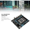 Dpofirs X99 Atx motininė plokštė, 4 kanalų Ddr4 žaidimų kompiuterio motininė plokštė su daugiapakopiu maitinimo šaltiniu ir 1000m tinklo plokšte, Nvme M.2 Pcie 16x Gen 3.0 Sata3.0 motininė plokštė stacionariam kompiuteriui