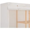 Drabužių spinta, baltos sp., 173x40x170cm, audinys