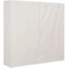 Drabužių spinta, baltos sp., 173x40x170cm, audinys
