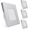 Dream lighting 12 V Led įleidžiamas prožektorius karavanui itin plokščias reguliuojamas Ip44 3 W 230 liumenų poliruotas paviršius šaltai balta