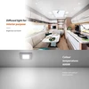 Dream lighting 12 V Led įleidžiamas prožektorius karavanui itin plokščias reguliuojamas Ip44 3 W 230 liumenų poliruotas paviršius šaltai balta