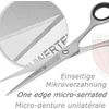 Drei Schwerter kirpimo žirklės su šukomis ir servetėle