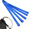 Drwosm tvirtinimo kilpos, 10 vnt., 46 x 2.5 cm, minkštos tvirtinimo kilpos su dvigubomis kilpomis motociklams, automobiliams, purvo dviračiams, keturračiams, Utv transportavimui, juodos ir mėlynos spalvos