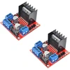 Dubeuyew L298n variklio valdymo plokštės modulis dvigubas H tiltas Dc žingsninis skirtas Arduino Smart Car Robot Mega R3 2560 Esp32 Esp826 (2 vnt.)