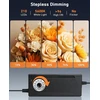 Duclus foto dėžė 80 cm (32 coliai) profesionalus sulankstomas foto studijos rinkinys su 3 reguliuojamomis led šviesos plokštėmis ir 5600 k nuolat reguliuojamu ryškumu, 6 matiniai pp fonai, šviesos palapinė dideliems produktams