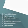 Duérmete Online pagalvės užvalkalas su užtrauktuku, neperšlampamas ir kvėpuojantis, švelnus, natūralaus medvilnės audinio, atsparus erkėms,, baltas, 80 x 40 cm