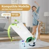 Dulkių siurblio maišeliai, skirti vorwerk kobold vb100 vb 100 fp100 fp 100 akumuliatoriniam dulkių siurbliui, maišelių filtro atsarginės dalys, skirtos vorwerk kobold vb100 fp100 dulkių siurblių maišeliams, 12 vnt.